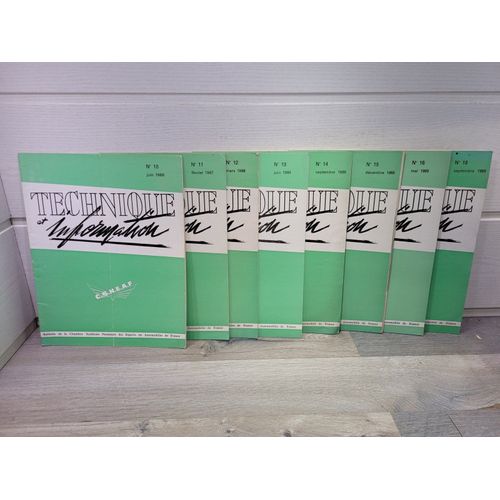 Lot De 8 Revues Technique Et Information Expert Automobile 1966 A 1969