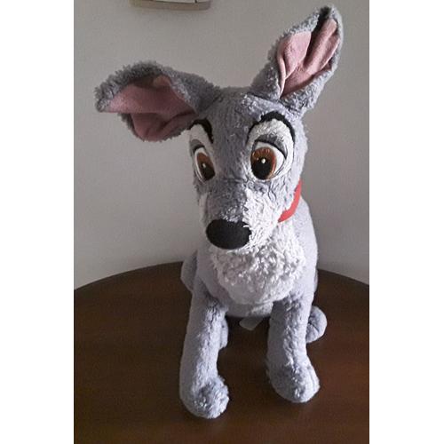 Peluche Clochard Chien Disney Store - La Belle Et Le Clochard Tramp 42 Cm