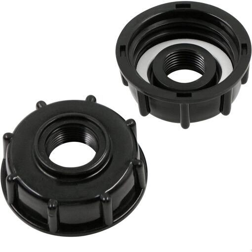 2Pcs Adaptateur pour Réservoir IBC 1 Pouce Connecteur pour Réservoi...
