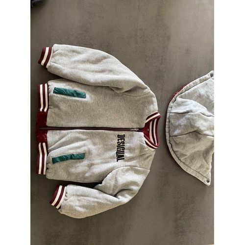 Bombers Reversible Doudoune Desigual 3/4 Ans.Article Neuf : N¿Étant Plus Étiqueté, Ayant Été Lavé Mais N¿Ayant Jamais Été Porté.Valeur Neuve : 109,95 Euros