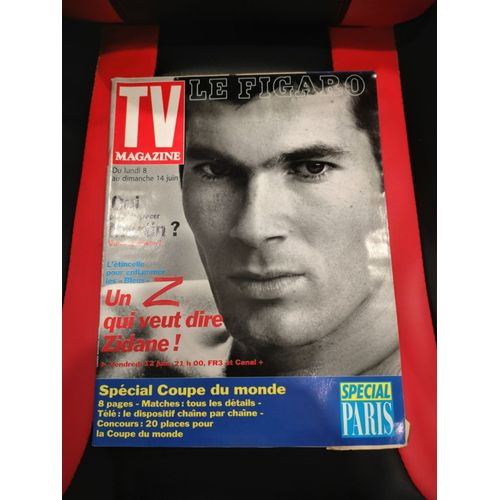 Tv Magazine Le Figaro N° 16737 Zidane - Coupe Du Monde 6/6/1998