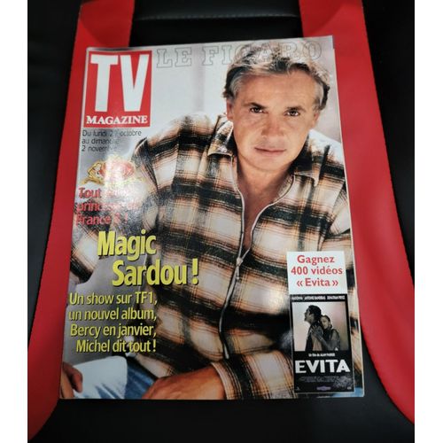 Tv Magazine Le Figaro N° 16546 Du 25/10/1997 Michel Sardou