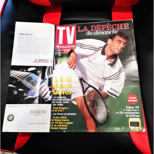 Tv Magazine La Dépêche N° 17766 Du 25/5/1997 Spécial Roland Garros