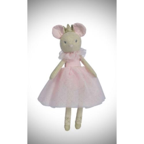 Doudou Peluche Souris Ballerine Nicotoy Jouet Poupée Danseuse Bébé Petite Fille Soft Toy Mouse Doll Baby Girl 