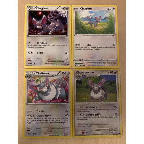 (3096) 2x Chaglam + 2x Chaffreux (Pokemon) 