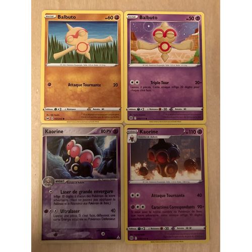 (3203) 2x Balbuto + 2x Kaorine (Pokemon) 