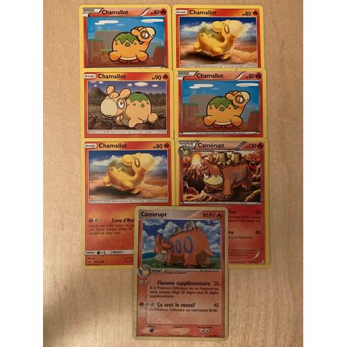 (3460) 5x Chamallot + 2x Camerupt (Pokemon) 