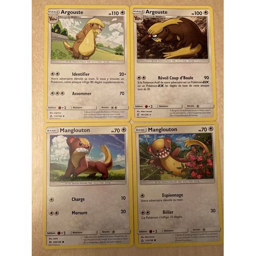 (2972) 2x Argouste + 2x Manglouton (Pokemon) 