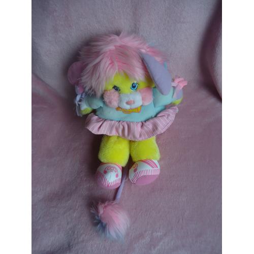 Popples Pom Pom Girl En Peluche Bleu Vintage 28 Cm Mattel