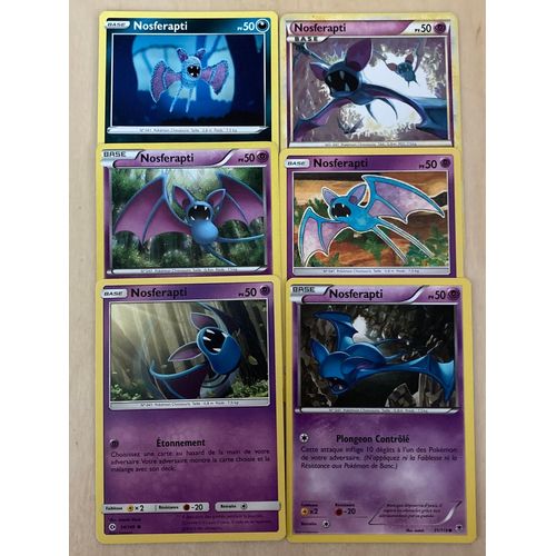 (3159) 6x Nosferapti (Pokemon)