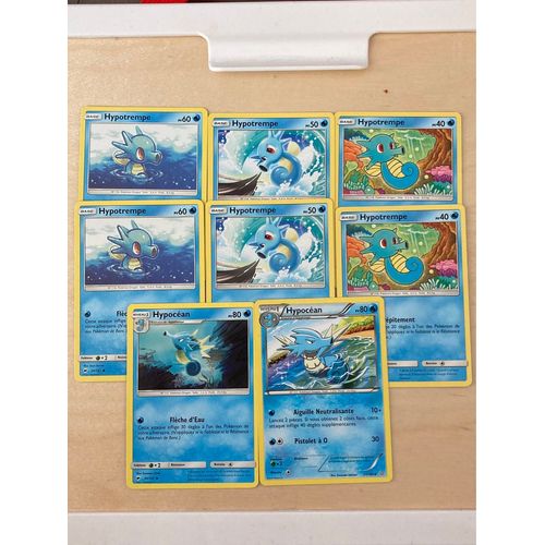 (3369) 6x Hypotrempe + 2x Hypocéan (Pokemon)