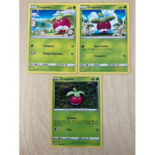 (3240) 3x Croquine (Pokemon)