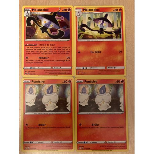 (3457) 2x Mélancolux + 2x Funécire (Pokemon)