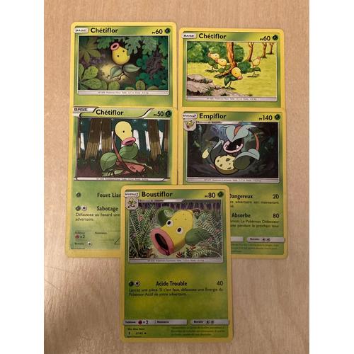 (3336) 3x Chetiflor + Empiflor + Boustiflor (Pokemon)