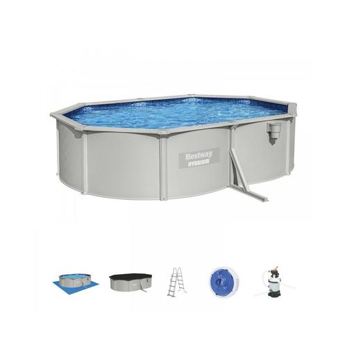 Piscine hors sol ovale Hydrium 500 x 360 x 120 cm