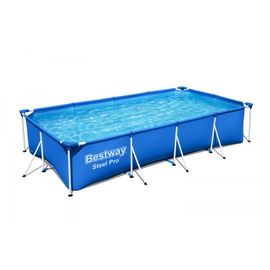Bestway - Steel Pro - Piscine tubulaire - 400x211x81 cm - Rectangulaire
