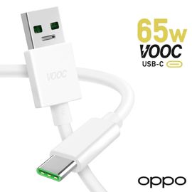1M - Cable Chargeur Origine Cordon Prise USB-A vers USB Type-C Charge Officiel Charge Rapide 65W Original Oppo Pour Find N2 N3 / Find X6 Pro / K11 K11x / Reno10 Pro / F23 / A98 / Reno8 T 5G