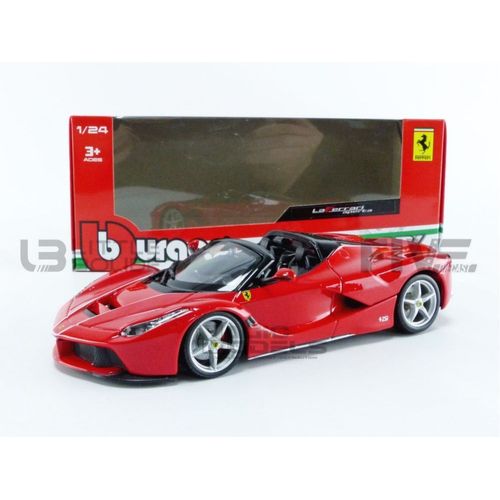 Bburago 1/24 26022r Ferrari Laferrari Aperta - 2016 Diecast Modelcar-Bburago