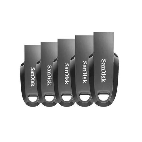 5 pièces Clé USB Sandisk Ultra Curve 32 Go USB 3.2 Gen1 100MB/s Flash Pen Drive