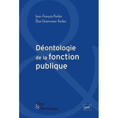 Déontologie De La Fonction Publique