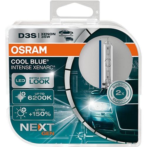 Kit 2 Ampoules Xénon Auto Osram Xenarc® Cool Blue® Intense D3s Nextgen 66340cbn-Hcb
