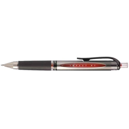 Uni-Ball Roller Encre Gel Impact Signo Broad Umn152/10s Auto Rétractable Grip Pointe Large 1mm Rouge