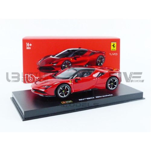 Bburago 1/43 36911r Ferrari Sf90 Stradale Signature Series Diecast Modelcar-Bburago