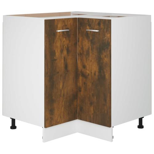 Vidaxl Armoire De Cuisine Chêne Fumé 75,5x75,5x80,5 Cm