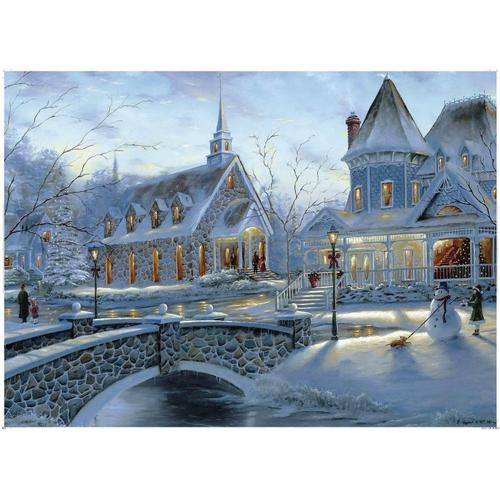 Puzzle 1000 Pièces Paysage -Puzzles En Carton-Relax Puzzles Jeux-Puzzle Ville Romantique (70x50cm / 27.5x19.7in) Pour Enfants Et Adultes Cadeaux