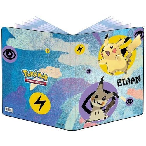 Portfolio Album Pikachu Et Mimiqui Pour 80 Cartes Pokemon Avec Votre Prenom Dragon