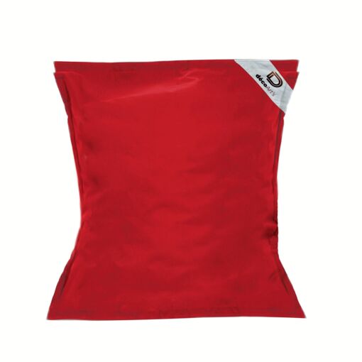 Pouf G&eacute;ant XXL D&eacute;houssable, Flottant pour Piscine, Deco Arts Rouge