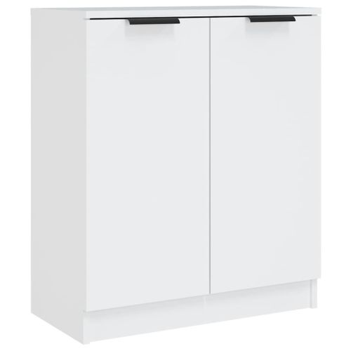 Vidaxl Buffet Blanc 60x30x70 Cm Bois D'ingénierie