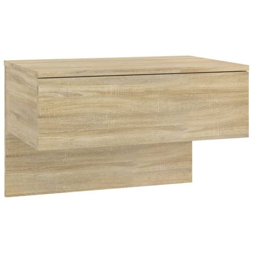 Vidaxl Table De Chevet Murale Chêne Sonoma Bois D'ingénierie