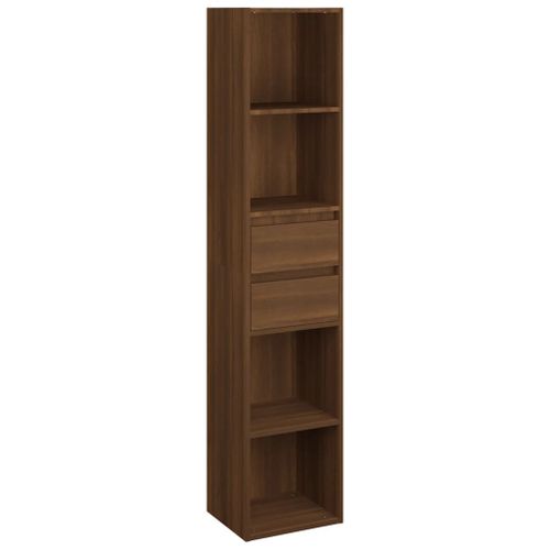 Vidaxl Bibliothèque Chêne Marron 36x30x171 Cm Bois D'ingénierie
