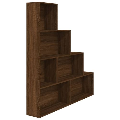 Vidaxl Armoire À Livres Chêne Marron 155x24x160 Cm