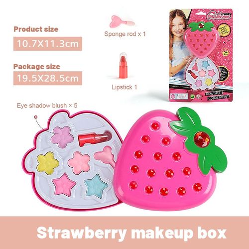 Jouets De Maquillage De Simulation De Princesse Pour Filles,Maison De Jeu,Cosmétiques Pour Enfants,Rouge À Lèvres,Ensemble De Fard À Barrage,Fête Pour Enfants,Jeu De Cosplay #K