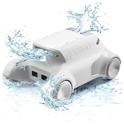 Genkinno P1 SE Robot de piscine sans fil Max 100W moteur sans balai Navigation intelligente Mode automatique 9000mAh