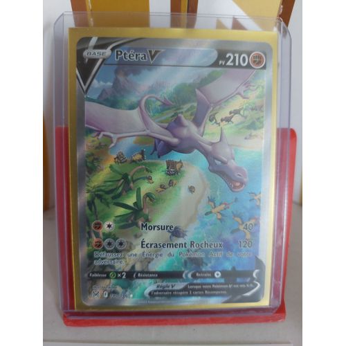 Ptéra V 180 196 Full Art Alternative - Ultraboost X Epée Et Bouclier 11 Origine Perdue - Coffret De 10 Cartes Pokémon Françaises