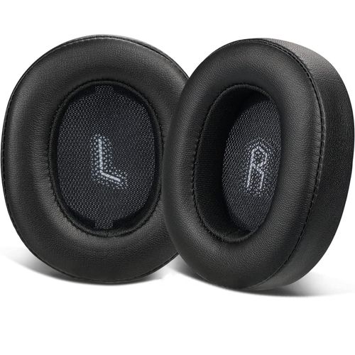 Coussinets de rechange en cuir protéiné pour casque JBL E55BT - Coussinets de rechange pour casque audio(Noir)