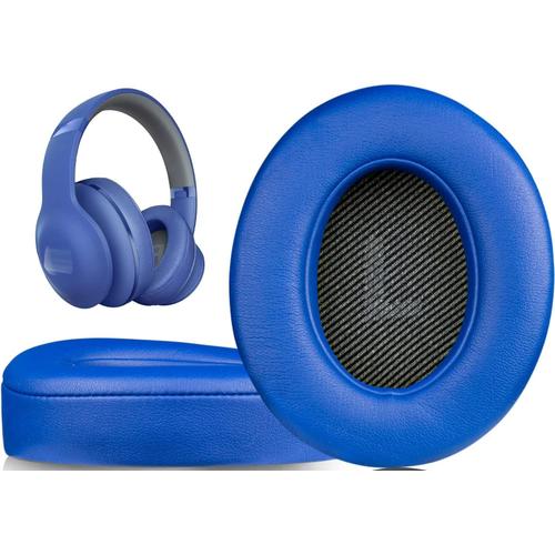 Coussinets de rechange en cuir protéiné pour casque JBL Everest 700, V700BT(Bleu)