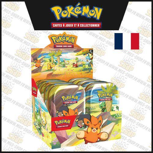 Pokemon Display - Boîte De 10 Mini Tin Box - Ev01 - Ecarlate Et Violet