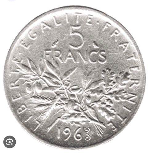 Lot 20 Pièces 5 Fr Semeuse 