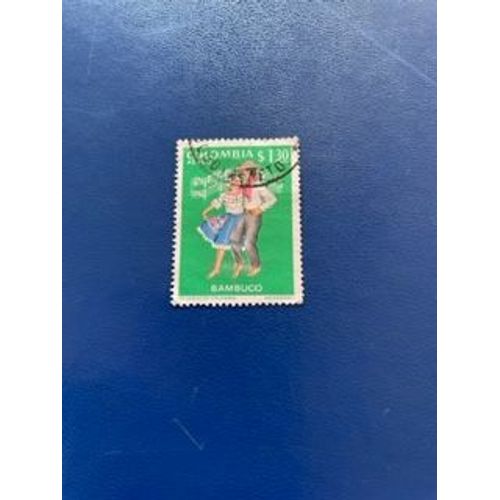 Timbre De Colombie - Aero - Bambuco - 1,30 Dol