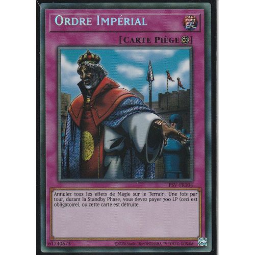 Carte Yu-Gi-Oh - Ordre Impérial - Psv-Fr104 - Le Serviteur Du Pharaon