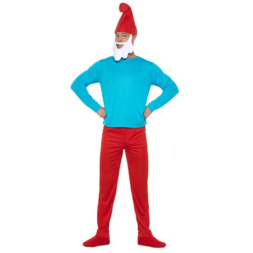 Déguisement De Grand Schtroumpf Adulte - Taille: M / L