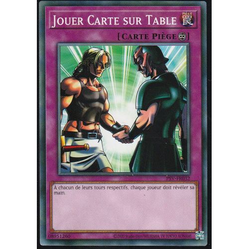 Carte Yu-Gi-Oh - Jouer Carte Sur Table - Psv-Fr032 - Le Serviteur Du Pharaon