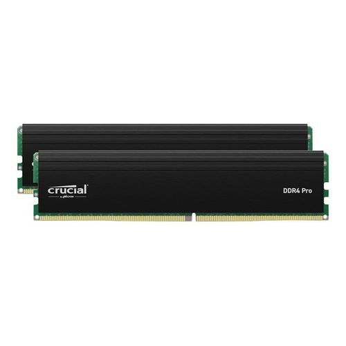 Crucial - DDR4 - kit - 32 Go: 2 x 16 Go - DIMM 288 broches - 3200 MT/s / PC4-25600 - CL22 - 1.2 V - mémoire sans tampon