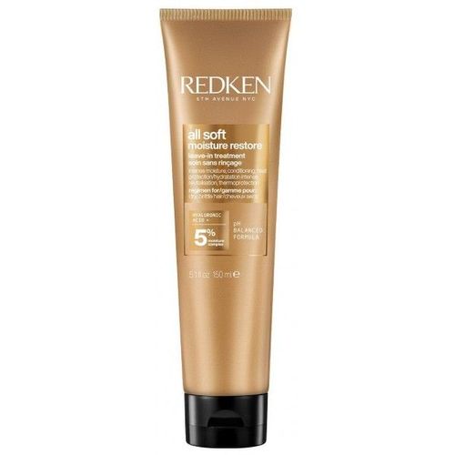 Soin Sans Rinçage Hydratant Cheveux Secs All Soft Redken 150ml 