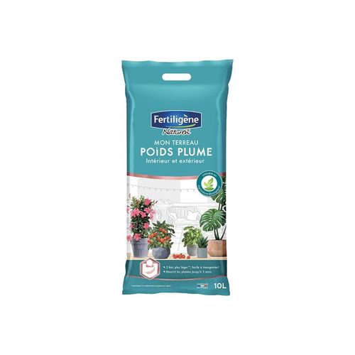 Terreau poids plume FERTILIGÈNE - Toutes plantes - 10L