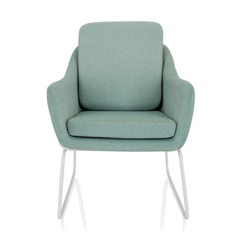 Fauteuil Lounge / Fauteuil Relax Laguno W Tissu Menthe 1 Place Hjh Office